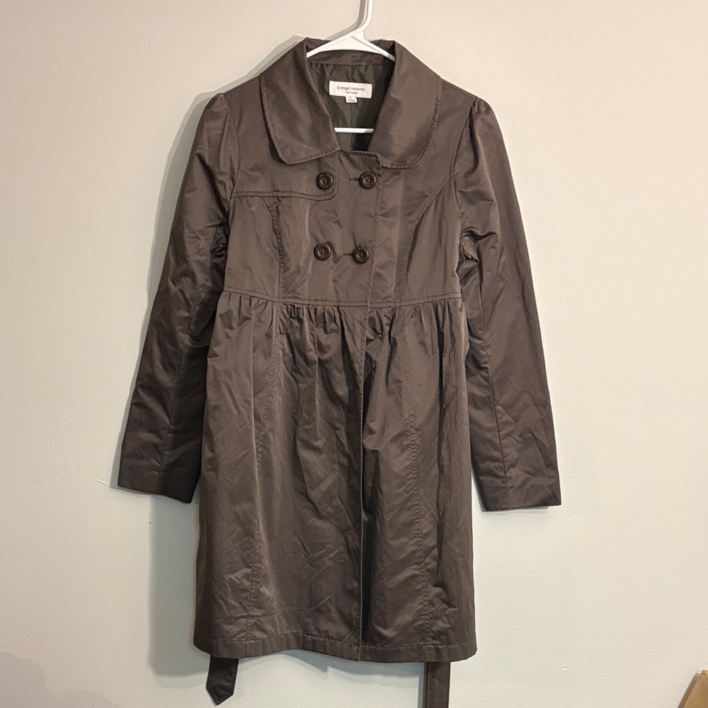 Maternity Liz lange Women's olive green Coat size small - Picture 1 of 11